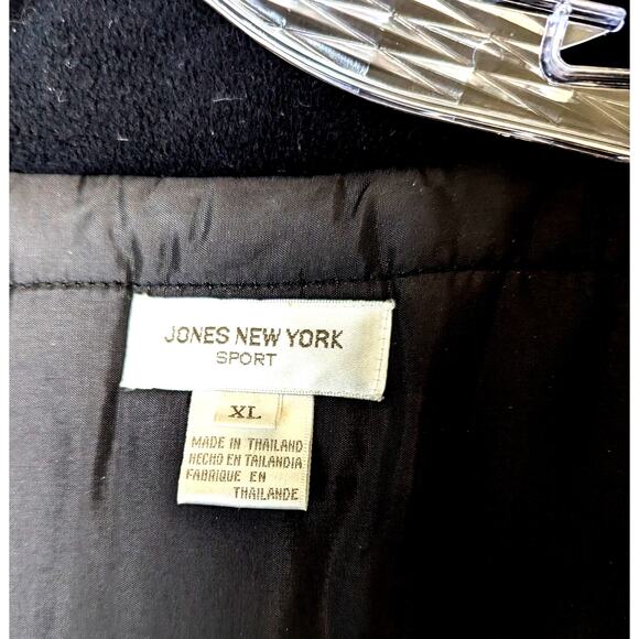 Jones NY Sport Jacket Parka Sz XL bust 47"Length 31" Sleeve 22.5" spot as shown - Picture 3 of 14